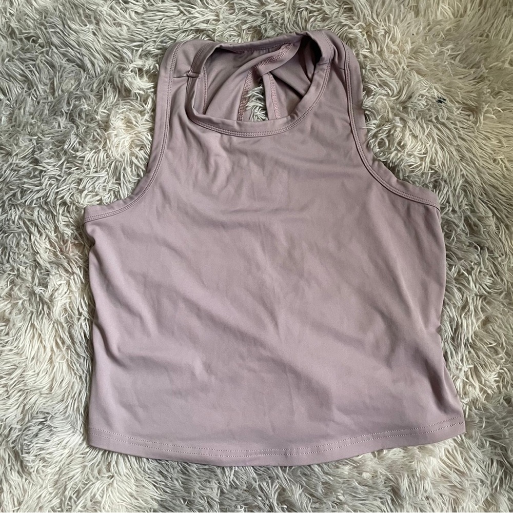 Purple workout top